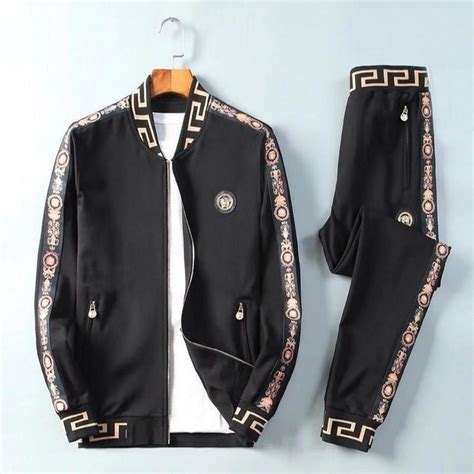 versace jackets on for men|Versace tracksuit men's.